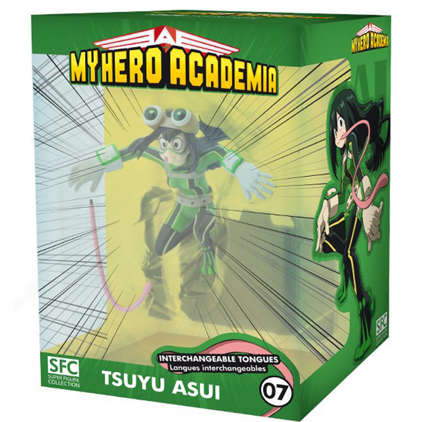 My Hero Academia - Tsuyu Asui 1:10 Scale Action Figure in Box | Happy Piranha