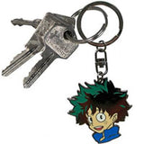 My Hero Academia Deku Enamelled Metal Keychain on Some Keys | Happy Piranha