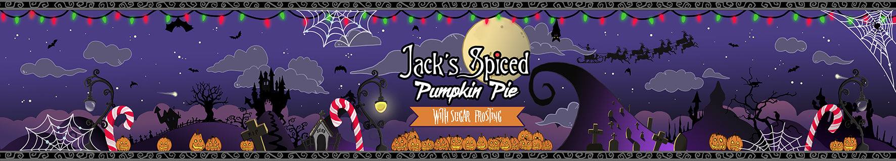 Jack's Spiced Pumpkin Pie Scented Candle Label Design | Happy Piranha