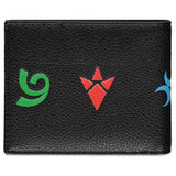 Nintendo The Legend of Zelda Symbols Bifold Wallet (Back) | Happy Piranha