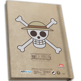 One Piece Monkey D Luffy Wanted Poster A5 Notebook Back Design | Happy Piranha