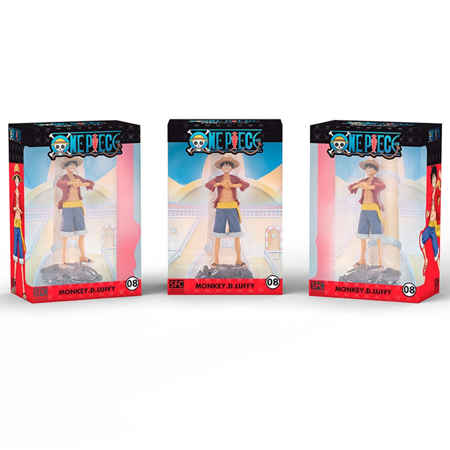 One Piece: Monkey D. Luffy 1:10 Scale Action Figure Box Design | Happy Piranha