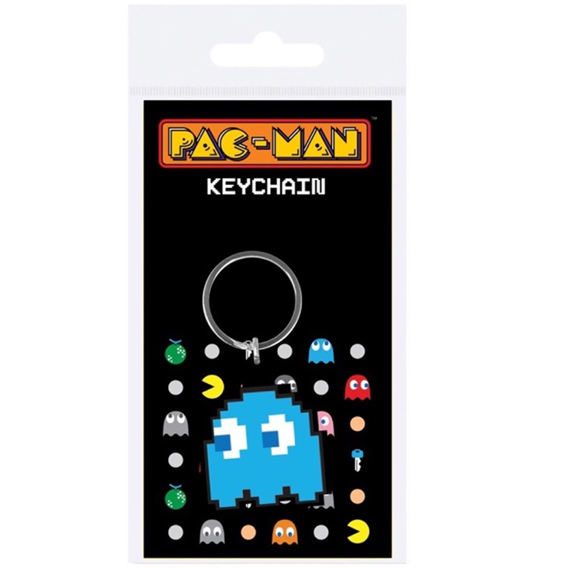 Pac-Man Rubber Key Chains (Blue Ghost) | Happy Piranha