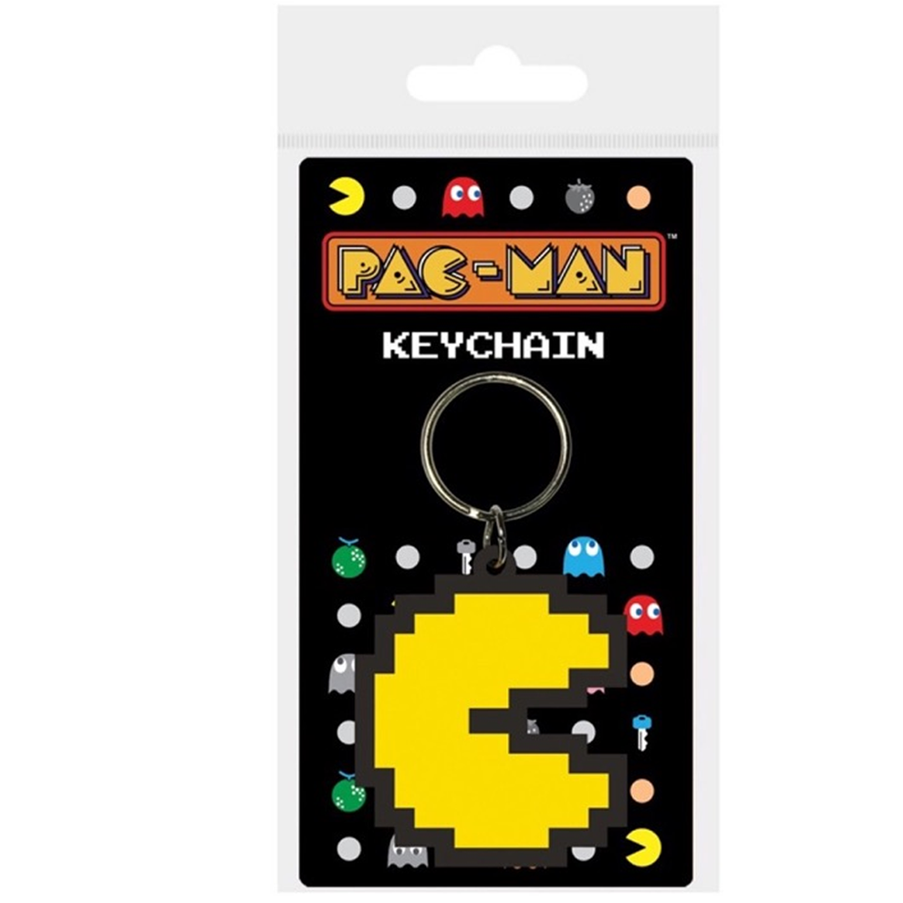 Pac-Man Rubber Key Chains | Happy Piranha