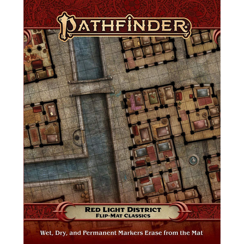 Pathfinder Flip-Mat: Red Light District Dungeons & Dragons Map | Happy Piranha