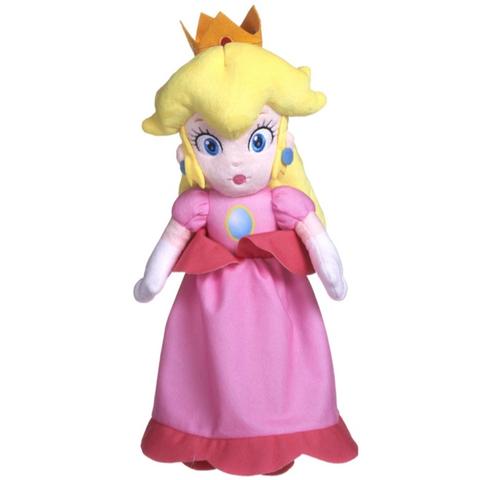 Princess Peach - 36cm Super Mario Plushie Nintendo Soft Toy | Happy Piranha