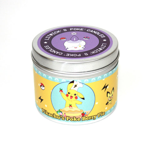 Pikachu's pokeberry pie scented candle by Happy Piranha