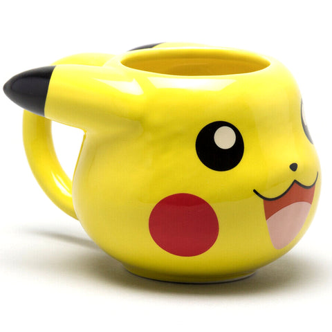 Pikachu Face 3D Pokémon Mug (Front View) | Happy Piranha