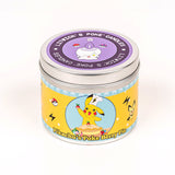 Pikachu inspired scented candle by Happy Piranha