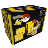 Pikachu Mug, Glass & Coasters Pokémon Drinkware Gift Set | Happy Piranha