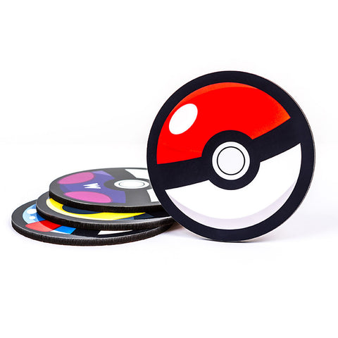 Pokemon Poke Ball Coaster - Cool  Gamer & Geeky  Gifts