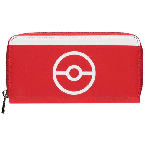 Red Poke Ball Zip Around Pokémon Wallet / Purse | Happy Piranha