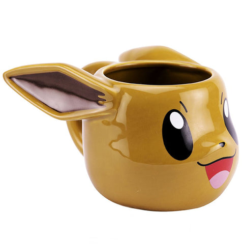 Eevee Face 3D Pokémon Mug | Happy Piranha
