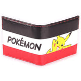Pikachu Stripe Bifold Pokemon Wallet Exterior Design | Happy Piranha