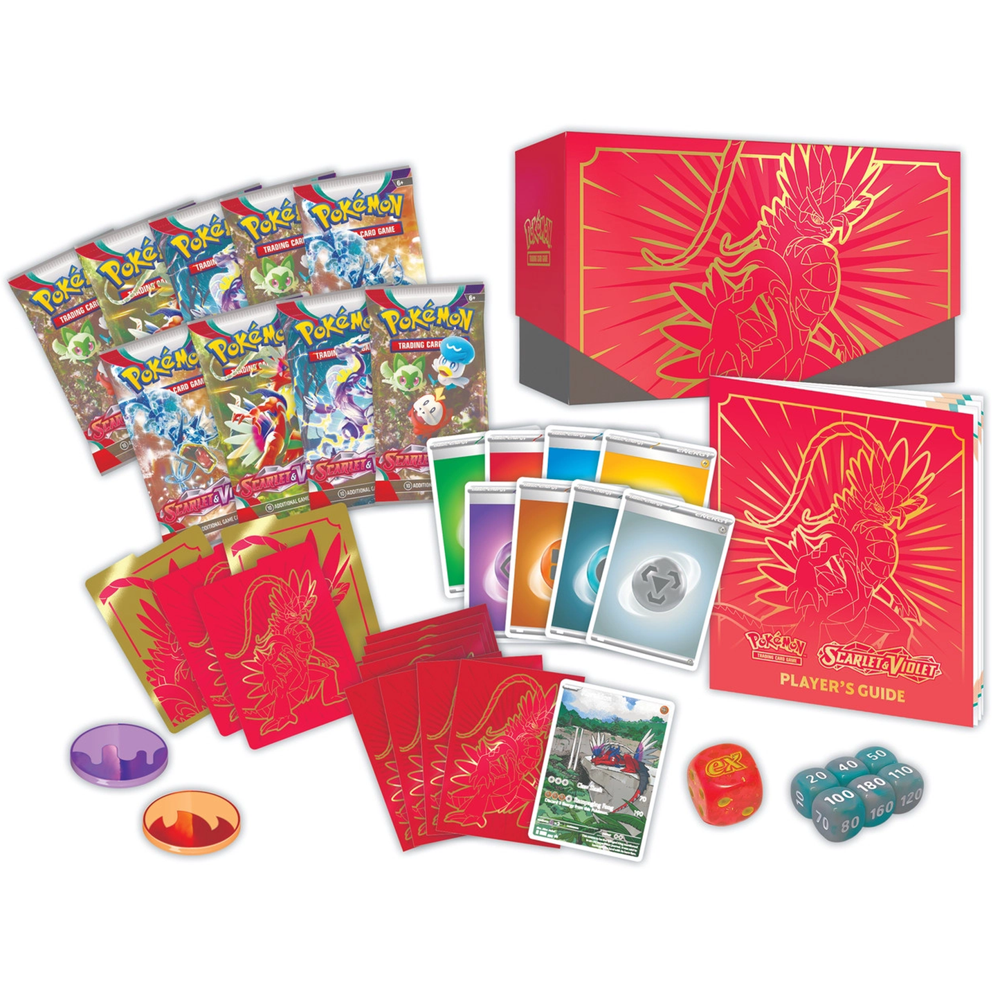 Pokémon TCG Scarlet & Violet Elite Trainer Box (Scarlet Contents) | Happy Piranha