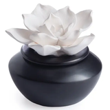 Gardenia: Floral Porcelain Essential Oil Fragrance Diffuser | Happy Piranha