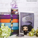 Potions class Harry Potter inspired scented candle and snape funko.