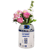 Star Wars R2-D2 Ceramic Vase / Storage Pot With Flowers Inside | Happy Piranha