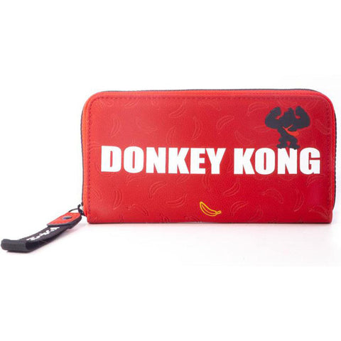 Red Nintendo Donley Kong Zip Around Clutch Wallet | Happy Piranha