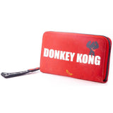Red Nintendo Donley Kong Zip Around Clutch Wallet (Front Design) | Happy Piranha