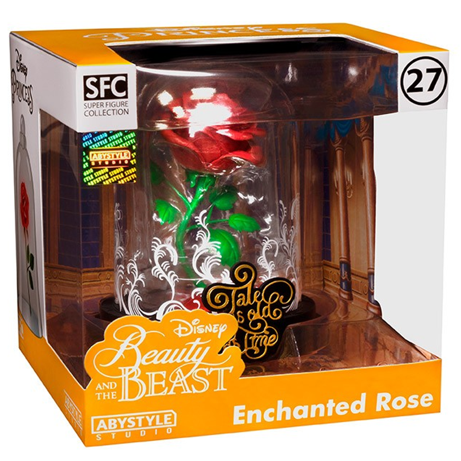 Beauty & The Beast - Enchanted Rose Disney Figurine | Happy Piranha Beauty & The Beast - Enchanted Rose Disney Figurine | Happy Piranha