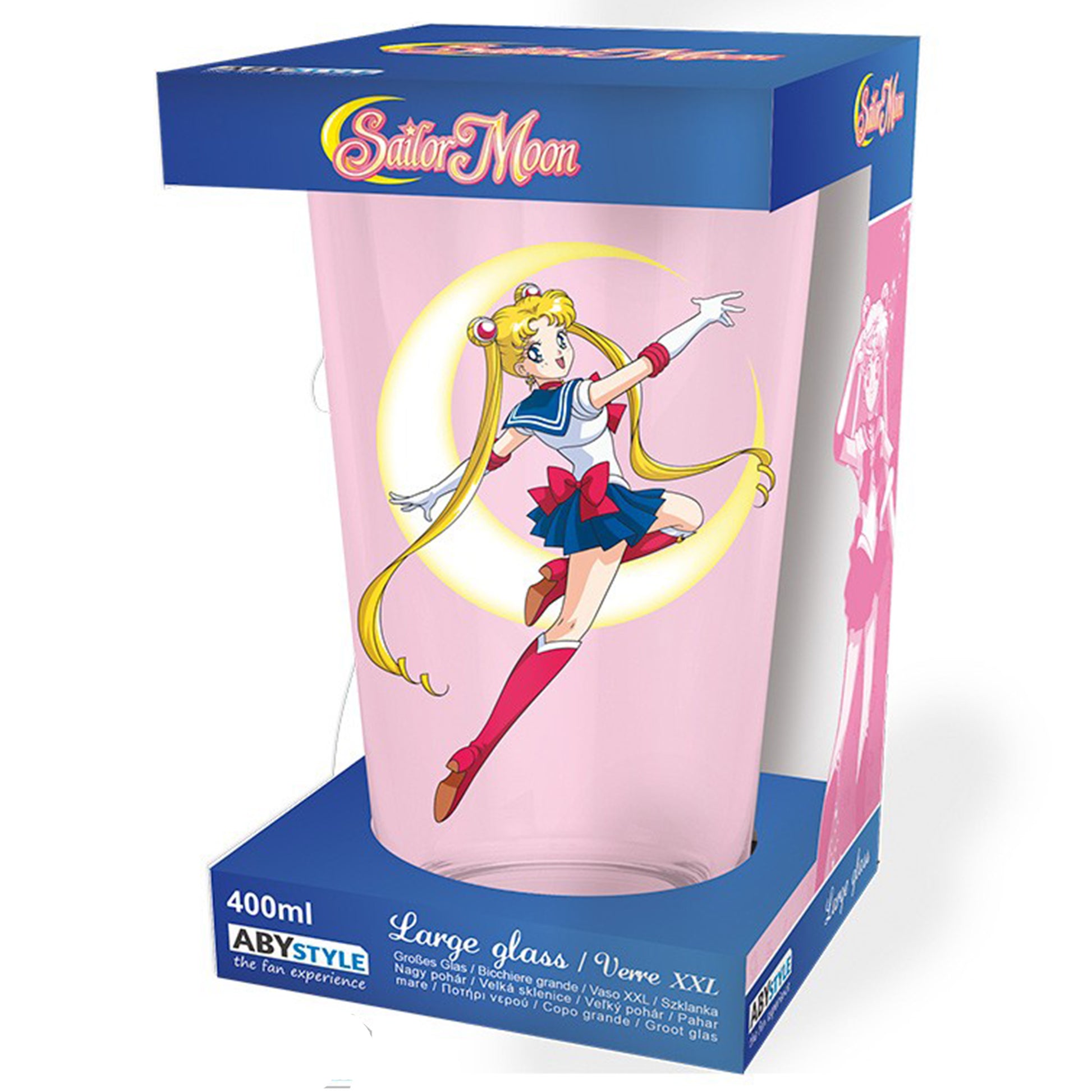 Large Sailor Moon Princess Serenity Glass Back Design in its Packaging | Happy Piranha