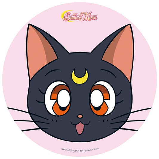 Sailor Moon Luna Cat Mouse Pad - Flexible Computer Mouse Mat | Happy Piranha