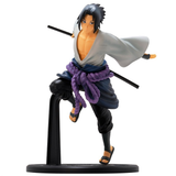 Naruto Shippuden - Sasuke Uchiha 1:10 Scale Action Figure (Front View) | Happy Piranha