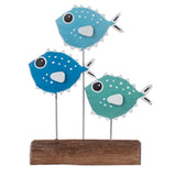 Pufferfish Shoal Ornament (Blue) | Happy Piranha