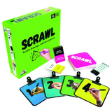 Scrawl 12+ Drawing Board Game Box and Contents | Happy Piranha