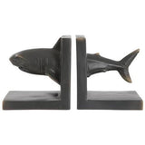 Shark Bookends | Happy Piranha