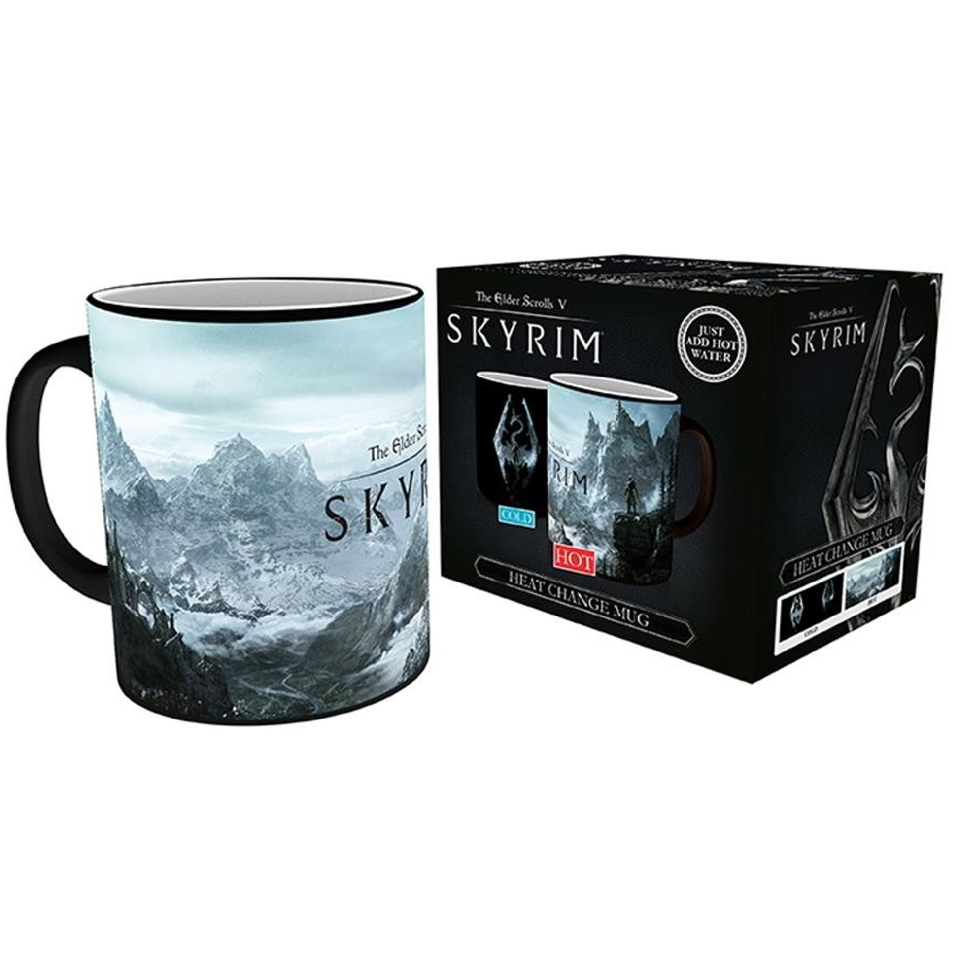 Skyrim Heat Change Elder Scrolls Mug and Box | Happy Piranha