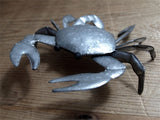 Small Colin The Crab Metal Ornament  on a table | Happy Piranha