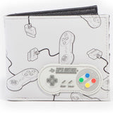 Super Nintendo Entertainment System (SNES) Controller Bifold Rubber Patch Wallet | Happy Piranha