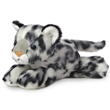 Snow Leopard Flopsie Soft Toy (Side) | Happy Piranha