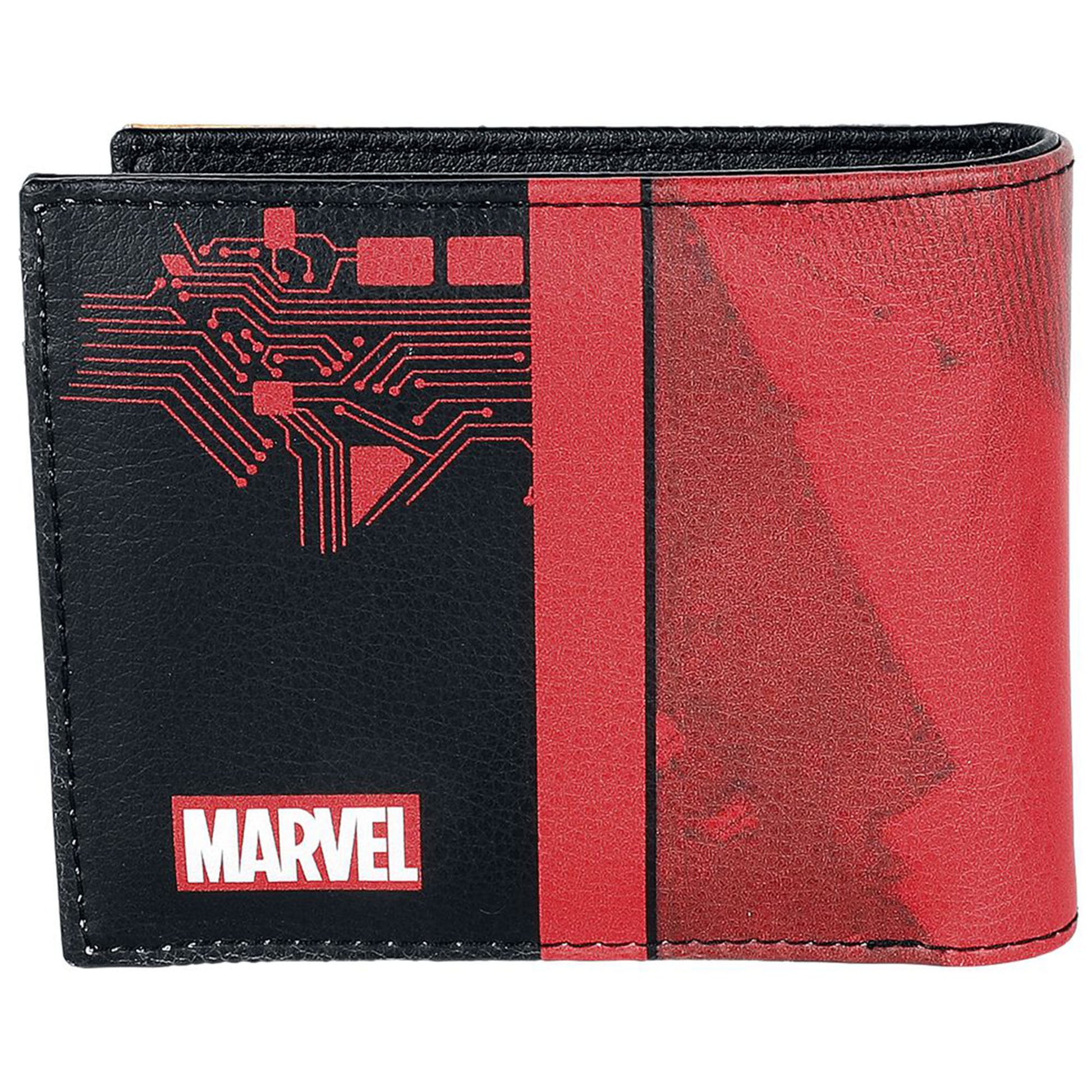 Marvel Spiderman Red and Yellow Bifold Wallet (Back Design) | Happy Piranha