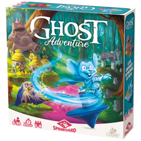 Ghost Adventure Spinboard Board Game | Happy Piranha