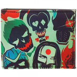 DC Comics Suicide Squad Bifold Wallet (Front Design) | Happy Piranha