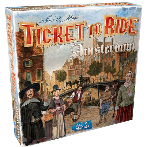 Ticket to Ride Amsterdam Board Game | Happy Piranha