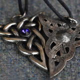 Trinity Knot Pewter Celtic Design Pendant (Front and Back Design) | Happy Piranha