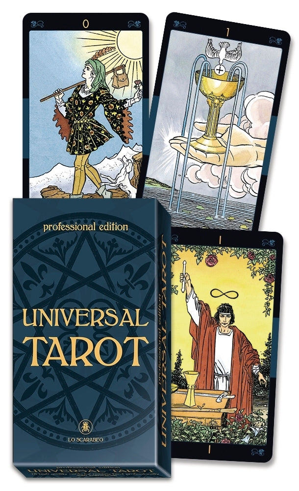 Universal Tarot: Professional Edition Box and Card Examples | Happy Piranha