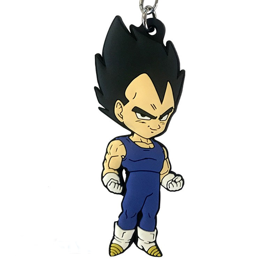 Vegeta Dragon Ball Z Rubber Keychain | Happy Piranha