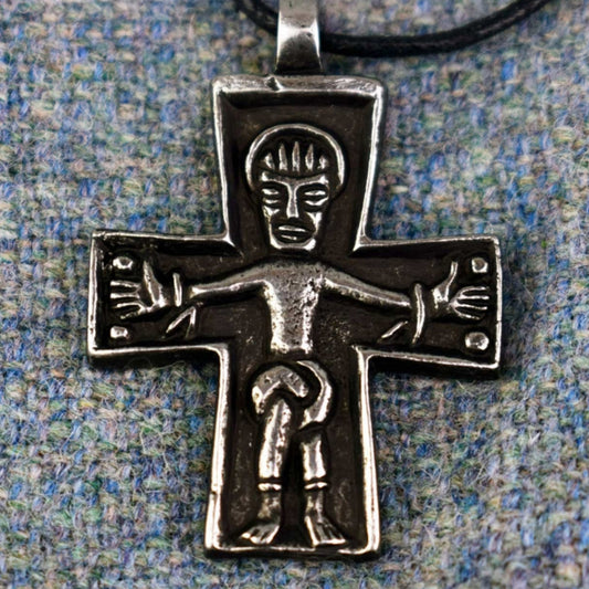 Viking Period Crucifix Pewter Pendant | Happy Piranha