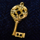 Viking Period Gold Plated Pewter Key Pendant