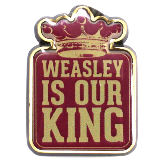 Weasley is Our King Harry Potter Pin Badge | Happy Piranha