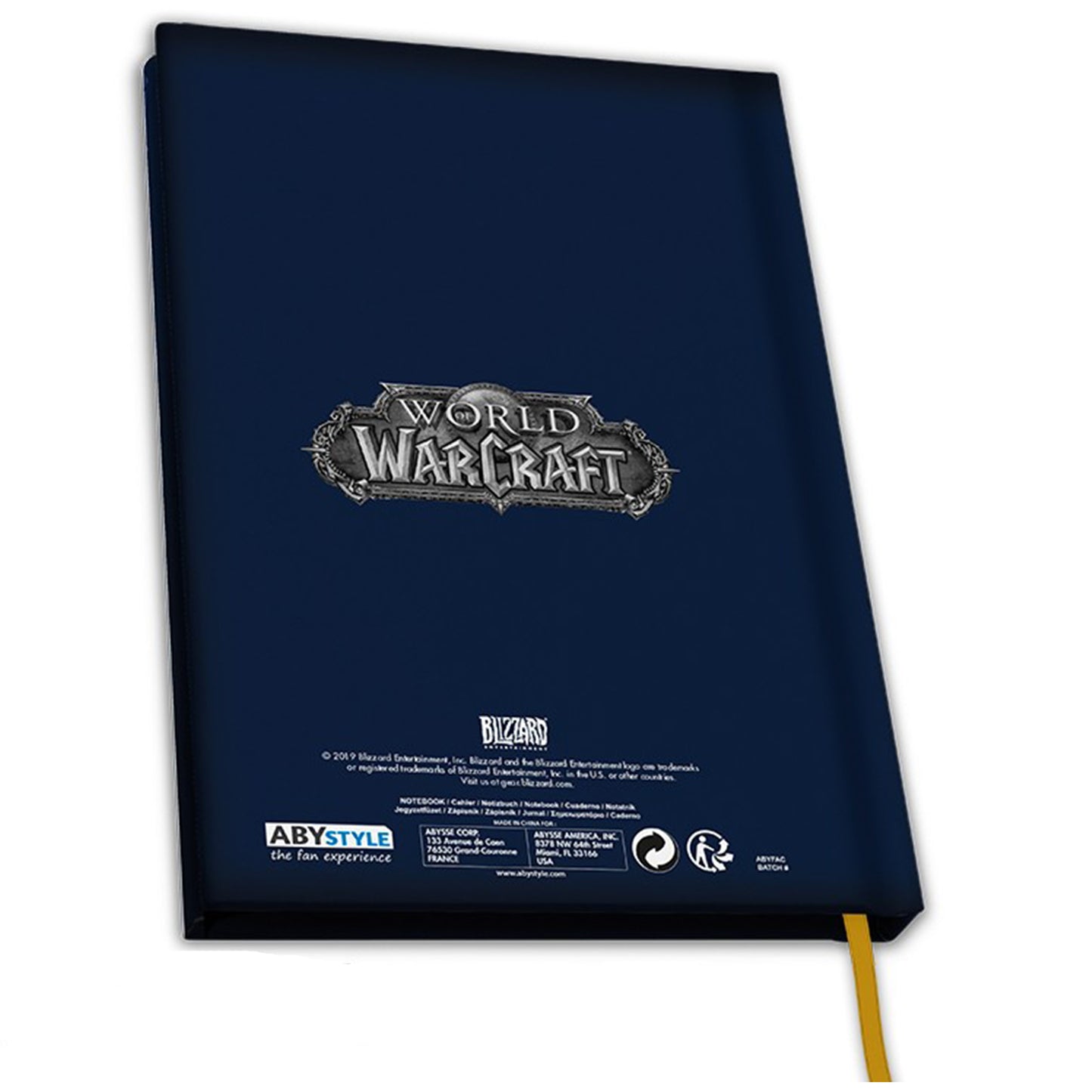 World of Warcraft For The Alliance Notebook Back Design | Happy Piranha