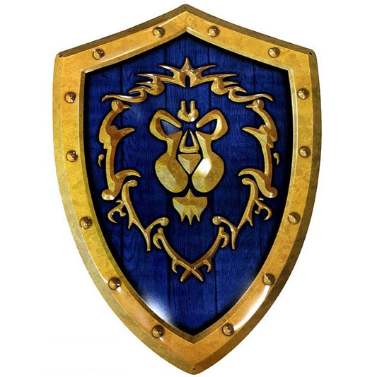World of Warcraft Alliance Shield Metal Plate Wall Decor | Happy Piranha